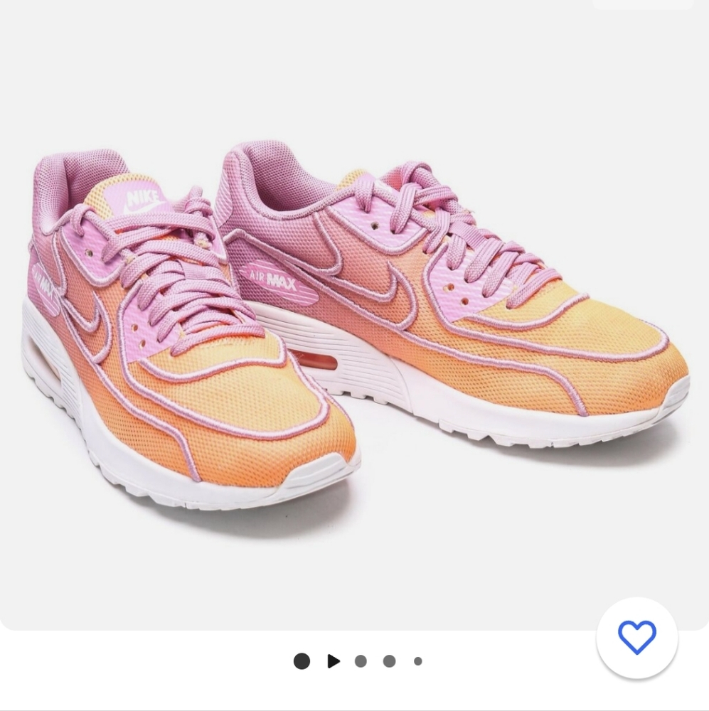 Nike Air Max 90 Ultra 2.0 Br Sunset Glow-Orchid 917523 800 Sz 9.5